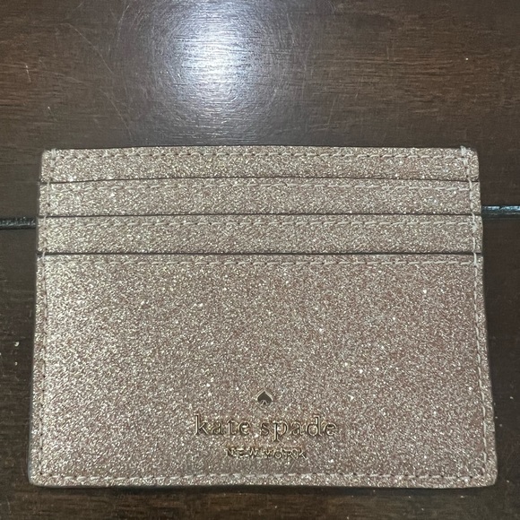 Kate Spade Rose Gold Slim Card Holder